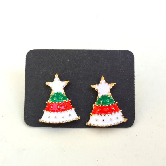 5 for $25 All items $17 & Under Christmas Earrings Christmas Tree Earrings New - Picture 1 of 10
